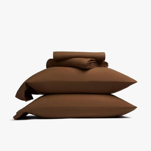 Parachute Other - Open Box - Parachute - Queen Relaxed Linen Sheet Set Pecan - Parachute Pecan